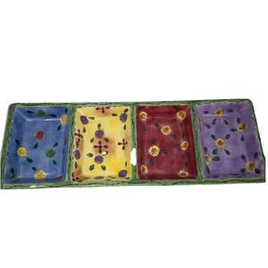 Sango The Sweet Shoppe by Sue Lipkin 4 Compartment Relish Tray